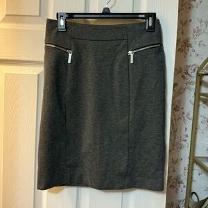 Michael Kors Charcoal Pencil Skirt